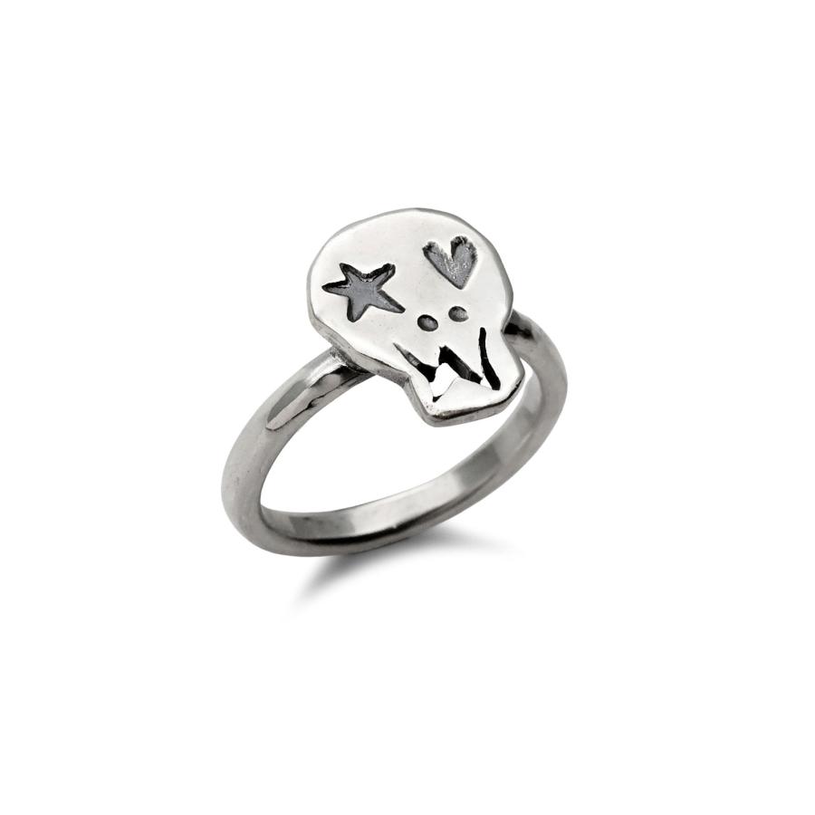 BELIEVEINMIRACLE（ビリーブインミラクル） SKULL FAMILY RING スカル
