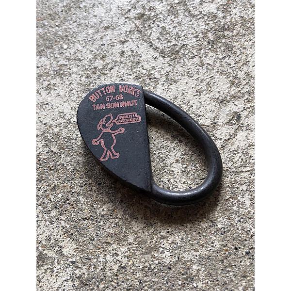 Button Works（ボタンワークス） Black Line Vintage Key Ring-Oval