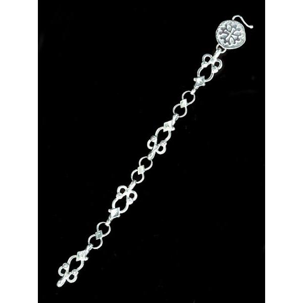 Celia de Flers セリー デ フレール LINK AFGHAN STERLING SILVER BRACELET / シルバー ブレスレット 正規品 バングル キャット ウォレットチェーン モンセ…の画像