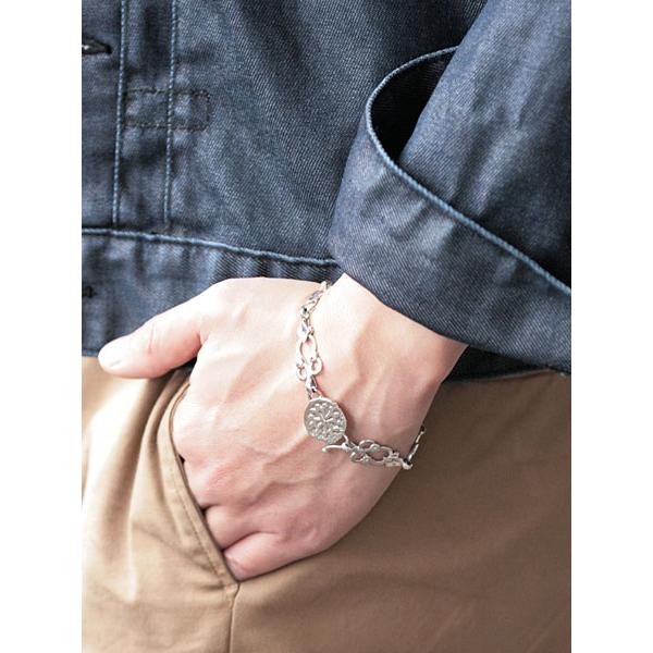 Celia de Flers セリー デ フレール LINK AFGHAN STERLING SILVER BRACELET / シルバー ブレスレット 正規品 バングル キャット ウォレットチェーン モンセ…の画像