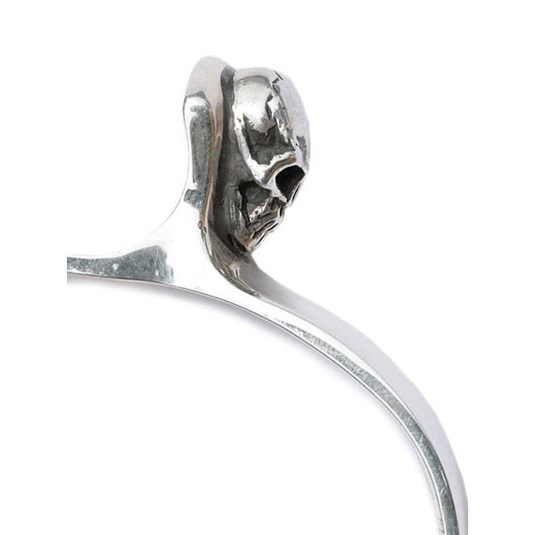 Celia de Flers セリー デ フレール The wishbone small cuff with skull bangle 正規品 スカルバングル ブレスレット シルバー ドクロ メンズ レディース …の画像