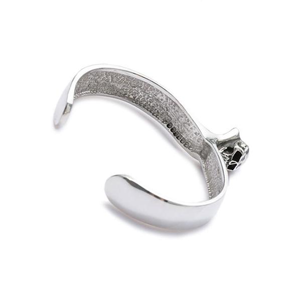 Celia de Flers セリー デ フレール The wishbone small cuff with skull bangle 正規品 スカルバングル ブレスレット シルバー ドクロ メンズ レディース …の画像