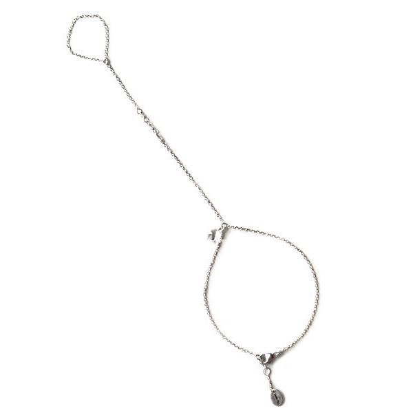 CHAN LUU チャンルー ブレスレット ダイヤモンド シルバー SV925 CHAN LUU チャンルー Silver Crystal Hand Chain BS-4397 / シルバー