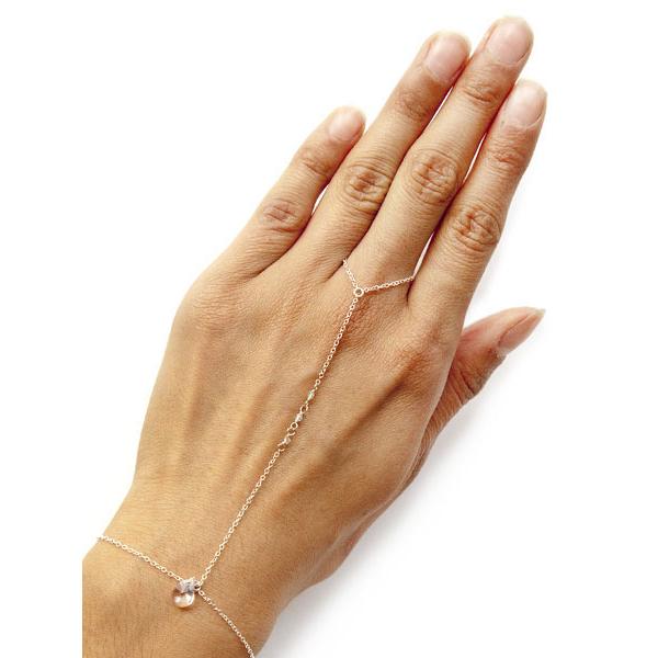 CHAN LUU チャンルー ブレスレット ダイヤモンド シルバー SV925 CHAN LUU チャンルー Silver Crystal Hand Chain BS-4397 / シルバー