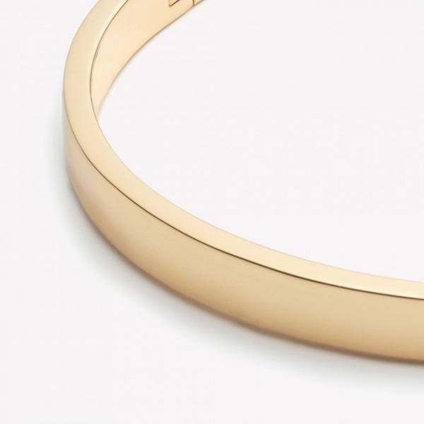 EDDIE BORGO エディー ボルゴ　ゴールドバングル Eddie Borgo エディボルゴ EXTRA THIN SAFETY CHAIN BRACELET (GOLD
