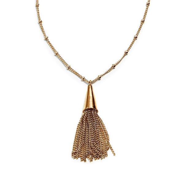 EDDIE BORGO ネックレス Eddie Borgo エディボルゴ SMALL CHAIN TASSEL PENDANT NECKLACE
