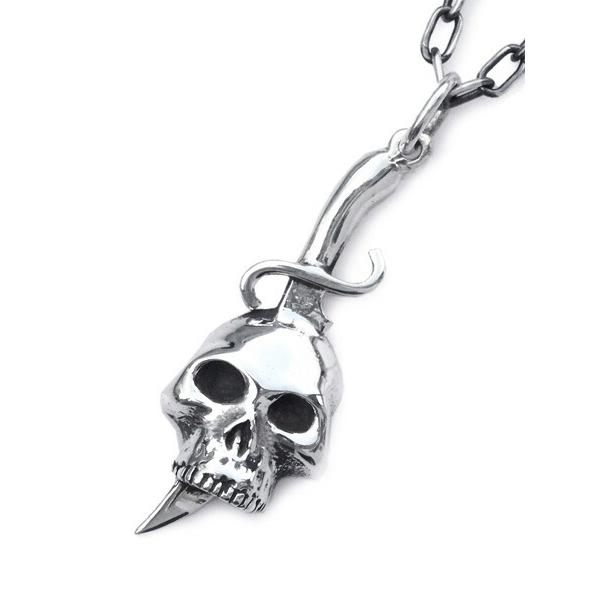 FLASH POINT（フラッシュポイント） SKULL DAGGER NECKLACE スカル