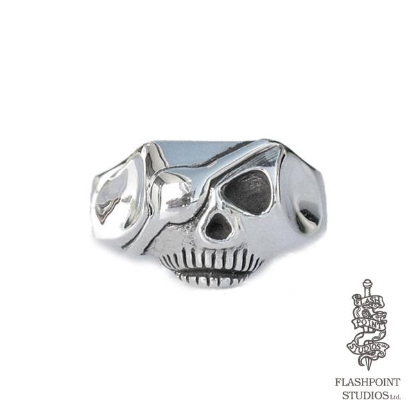 FLASH POINT フラッシュポイント スカルリング 約18号 FLASH POINT（フラッシュポイント） JIM SKULL W S S PATCH ジムスカル