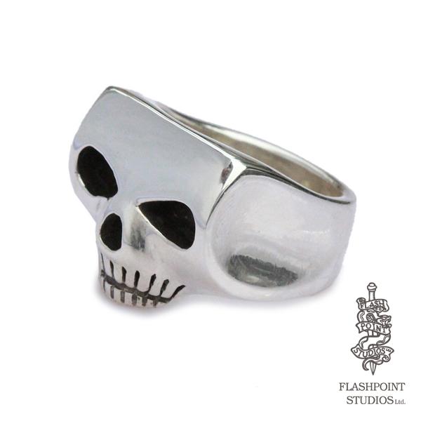 FLASH POINT（フラッシュポイント） XL JIM SKULL RING ジムスカル