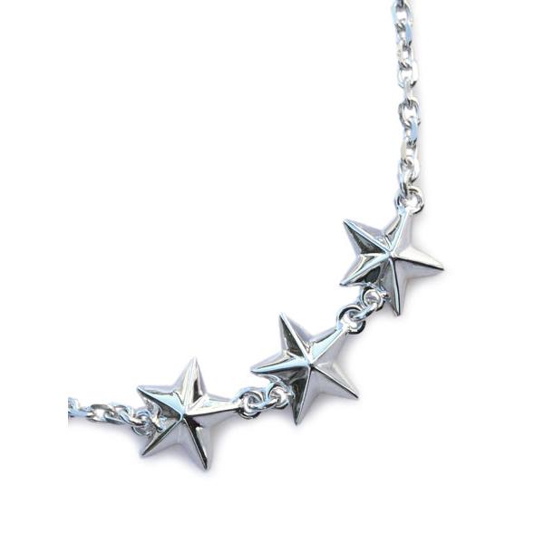 GARDEL ガーデル Trinity Star Anklet Silver / トリニティシルバースターアンクレット GDA-002TS 正規品 調節可能 星 スター チャーム ペア プレゼント ギ…