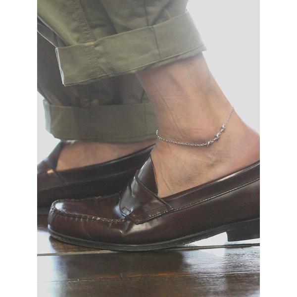 GARDEL ガーデル Trinity Star Anklet Silver / トリニティシルバースターアンクレット GDA-002TS 正規品 調節可能 星 スター チャーム ペア プレゼント ギ…