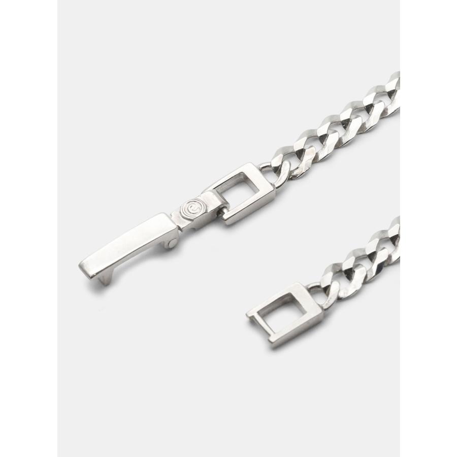 ガーデン オブ エデン Garden of Eden NEW CURB BRACE [ 24AW072 ] シルバー 喜平 チェーンブレスレット 正規品 メンズ レディースの画像