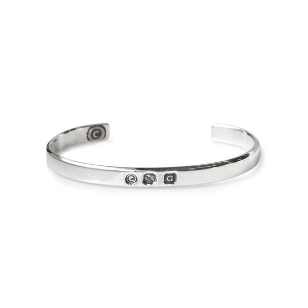 ガーデン オブ エデン Garden of Eden HALL MARK BANGLE VINTAGE STYLE ED-VG18-LTB01 正規品 カフブレスレット 腕輪 シルバー 925 ギフト ユニセックス 人気の画像