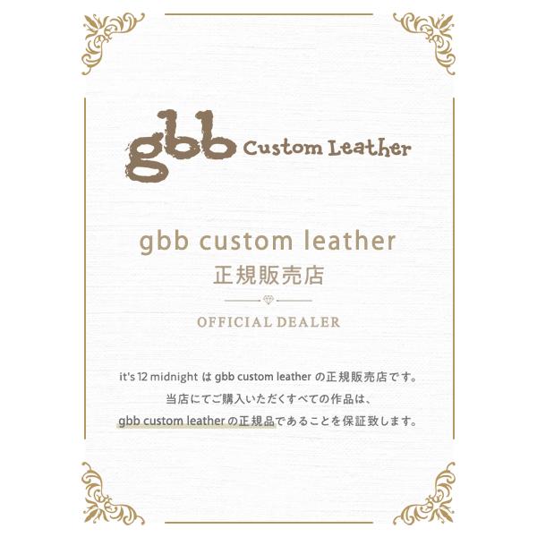 gbb custom leather / gbb カスタム レザー JD Cuff Bracelet JD カフ ブレスレット ( ブラック ) 正規品 レザー 革 黒 ブレス バックル ベルト メンズ …_8