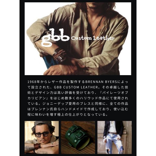 gbb custom leather / カスタム レザー JD Cuff Bracelet カフ
