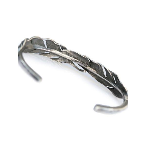 HARIM ハリム Double Feather Bangle (silver) / HRA034 SV バングル ブレスレット ブレス カフ フェザー シルバー メンズ レディースの画像