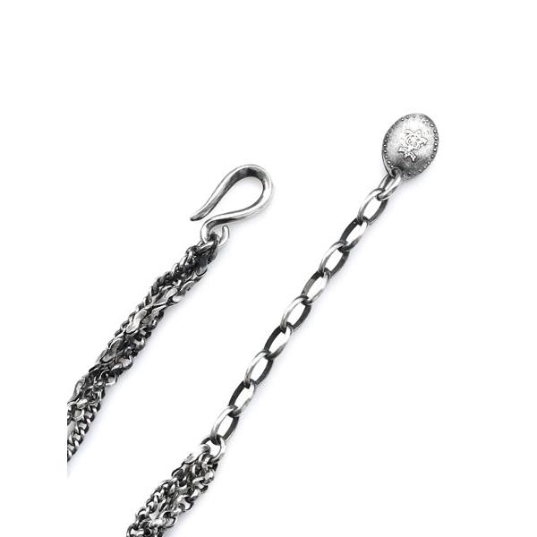 HARIM ハリム TRIPLE CHAIN BRACELET / トリプルチェーンブレスレット HRC014 シルバー 925 銀 ペア プレゼント ユニセックス メンズ レディースの画像
