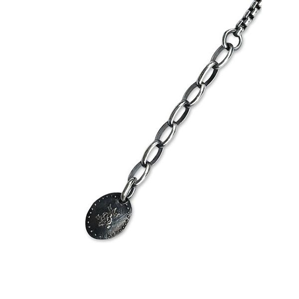 HARIM ハリム NARROW SQUARE BLOCK CHAIN BRACELET [ HRC019BC ] ナロー ブロックチェーン ブレスレット 正規品 シンプル 銀 メンズ レディース 人気 シンプルの画像