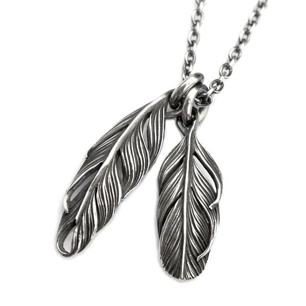 HARIM（ハリム） Double Feather Necklace / HRP073 S フェザー