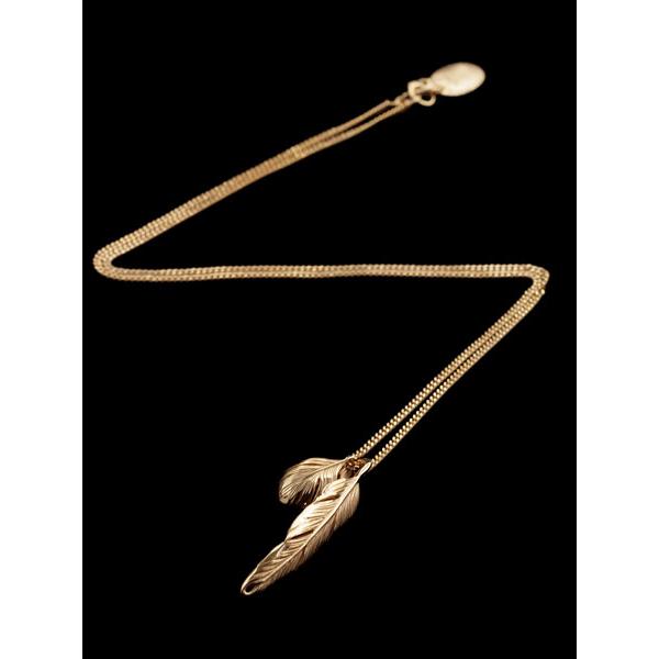 HARIM（ハリム） Slender feathers Very shine Necklace GP / HRP104GP