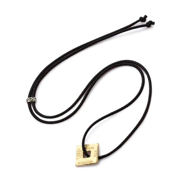 HARIM（ハリム） stairway to Heaven SQUARE CORD NECKLACE K18coating