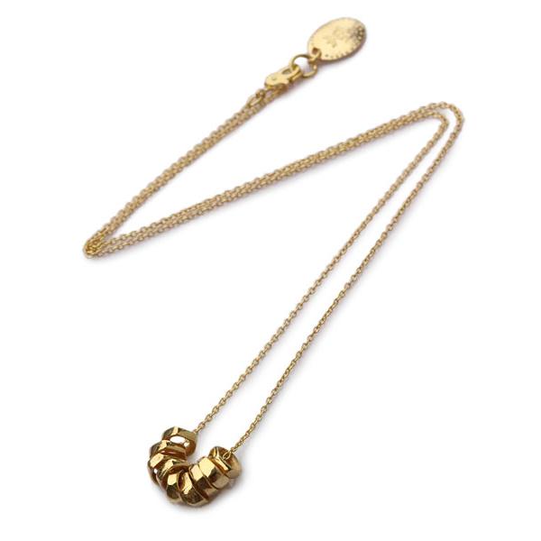 HARIM ハリム ROCK BEADS CHAIN NECK K18coating / HRP118 GP ビーズ 