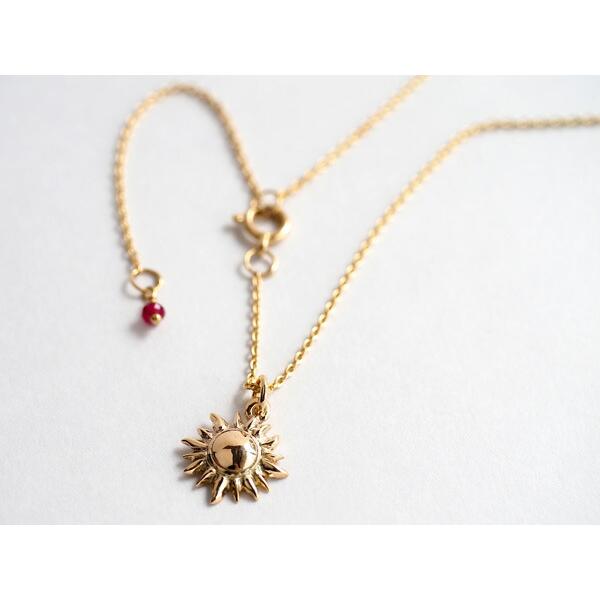 最終値下げ K10 ネックレス イデアリズムサウンド idealism sound（イデアリズムサウンド） K10 YELLOW GOLD Sun