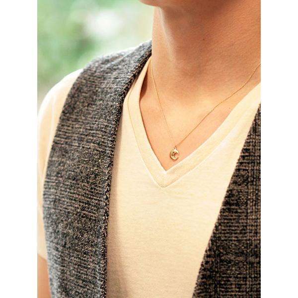 idealism sound（イデアリズムサウンド） Large Moon Necklace (Gold 