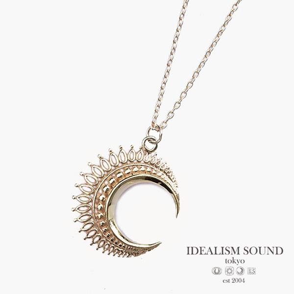 idealism sound（イデアリズムサウンド） Large Moon Necklace (Gold