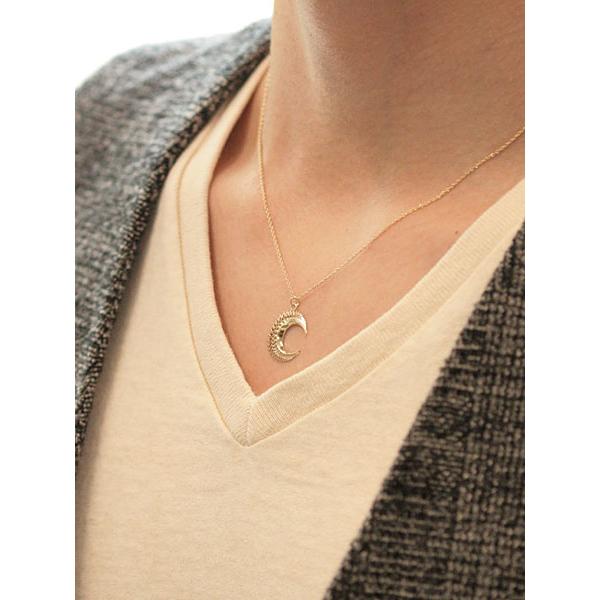 idealism sound（イデアリズムサウンド） Large Moon Necklace (Gold
