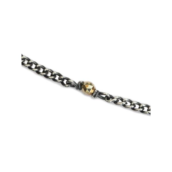 idealism sound（イデアリズムサウンド） KIHEI CHAIN with 10KYG Beads (50cm+5cm ...