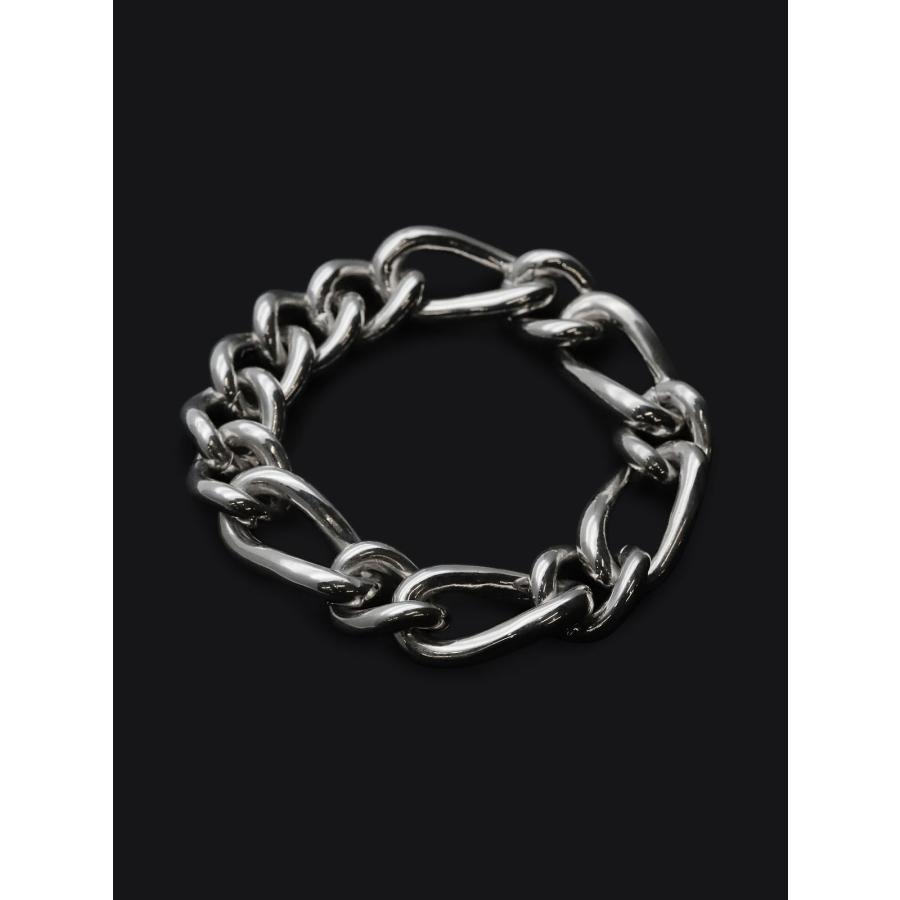 イデアライト IDEALITE Big And Small Twist Chain Bracelet [ L20025 ] チェーンブレスレット 正規品 シンプル シルバー おしゃれ イデアリズムサウンドの画像