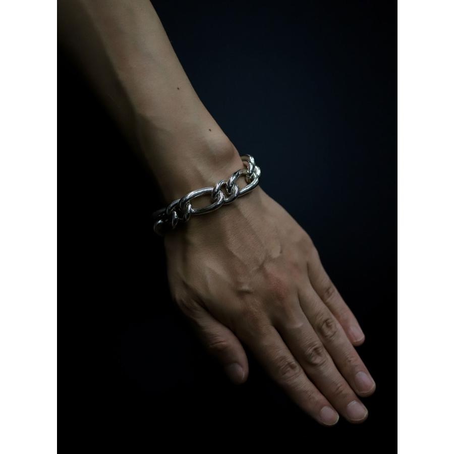 イデアライト IDEALITE Big And Small Twist Chain Bracelet [ L20025 ] チェーンブレスレット 正規品 シンプル シルバー おしゃれ イデアリズムサウンドの画像