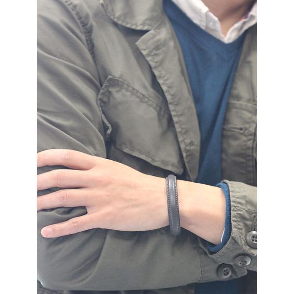 ITUAIS イトゥアイス CHEVRE BANGLE (ARDOISE) シェーブルバングル 