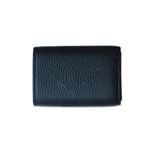 ITUAIS　イトゥアイス　コンパクトウォレット　三つ折り財布 ITUAIS イトゥアイス Compact Wallet ( Black ) コンパクト ウォレット