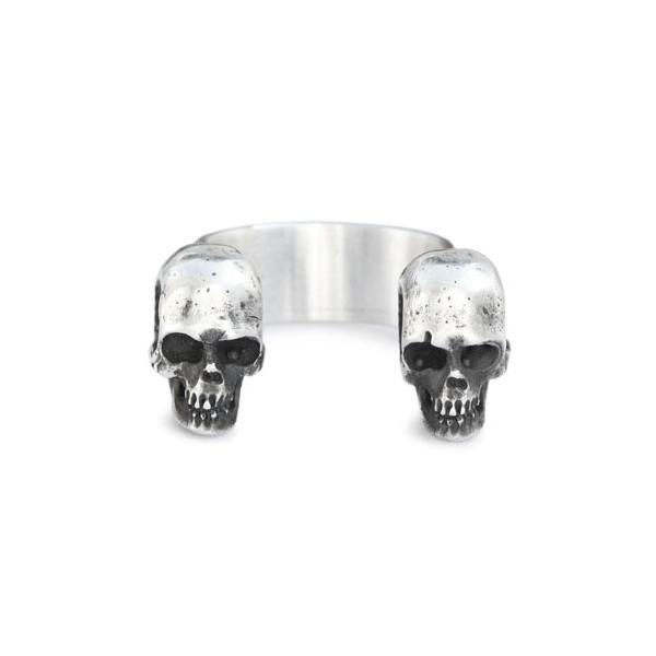 Marylin of Mars マリリンオブマーズ Double Skulls Ring ダブル スカルズ リング 正規品 指輪 ジョニーデップ着用 愛用 ドクロ シルバー925 プレゼント ギフトの画像