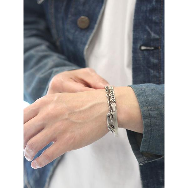 M.Cohen エムコーエン THE 11MM SHORT ID BAR BRACELET B01008-SLV 