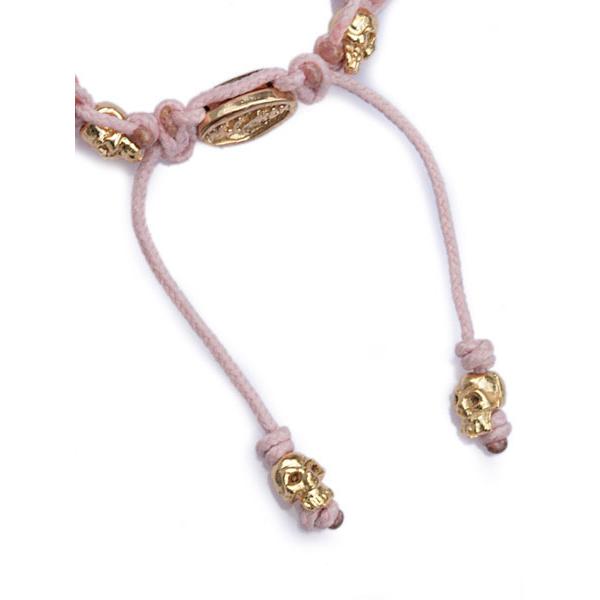 M. Cohen スカルブレスレットピンクメッキ