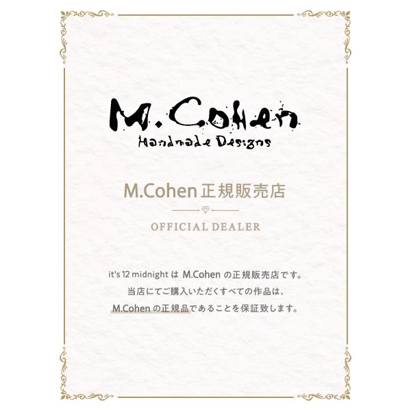 M.Cohen エムコーエン SINGLE OX FEATHER ブレスレット B-10015-BLK シングル オキシダイフェザー 正規品 レザーコード ブラック シルバー 羽根 黒 銀 92…｜its12midnight｜08