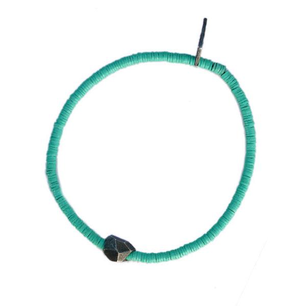 M.Cohen（エムコーエン） Oxidized Silver & African Disc (ターコイズ