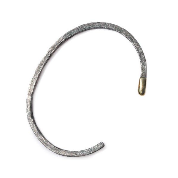 M.Cohen エムコーエン Match Design Bangle (Ooxidized Silver) B-102000-OXI-BRS マッチデザインバングル オキシダイシルバー 正規品 カフブレスレット …｜its12midnight｜04