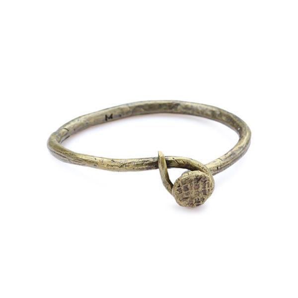 M.Cohen（エムコーエン） BRASS NAIL BANGLE WITH SCREW B-102100-BRS 