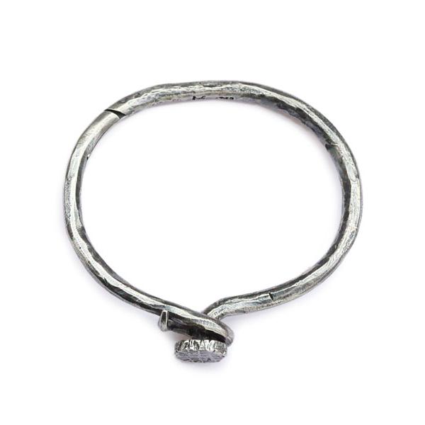 M.Cohen エムコーエン STERLING SILVER NAIL BANGLE WITH SCREW B-102100-SLV-SLV スターリングシルバー ネイルバングル スクリュー 正規品 ブレスレット…｜its12midnight｜03