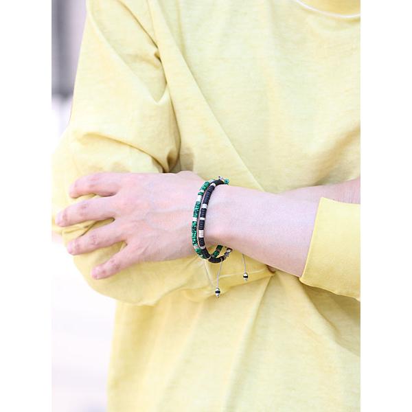 M.Cohen（エムコーエン） The Azuli Bracelet Malachite B-104001