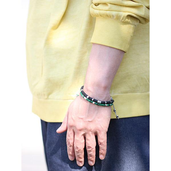 M.Cohen（エムコーエン） The Azuli Bracelet Malachite B-104001