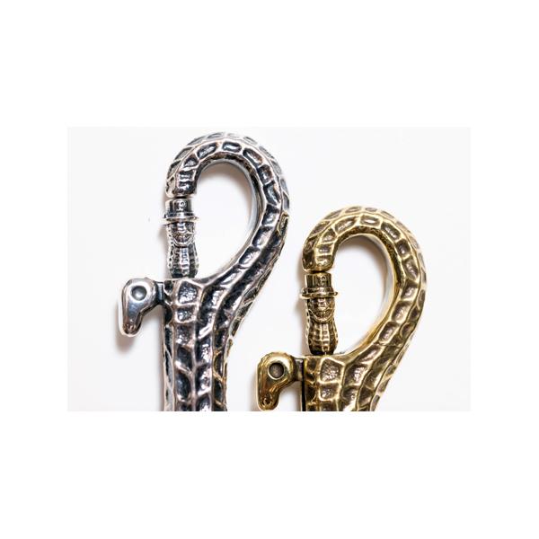 PEANUTS&CO. ピーナッツカンパニー 3 PEANUTS WALLET CHAIN ( brass ) 3ピーナッツ ウォレットチェーン ブラス 正規品 キーホルダー キーリング 真鍮の画像