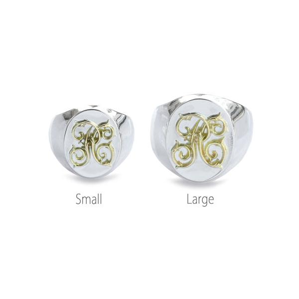 ピーナッツカンパニー PEANUTS&CO. Signet Ring (L / K18 Gold) 正規品 シグネットリング K18 18金 ゴールド 指輪 シルバー 銀の画像