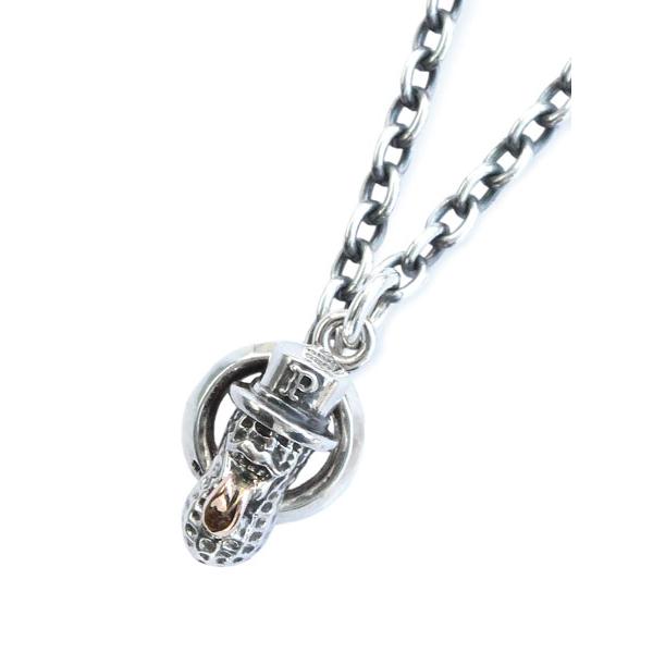 PEANUTS&CO. ピーナッツカンパニー BERO PEANUTS CHAIN 2 SILVER X 10K X PKG (ROUND) / ベロピーナッツ ネックレス シルバー 925 × K10ピンクゴールド | PEANUTS＆CO | 02