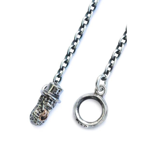 PEANUTS&CO. ピーナッツカンパニー BERO PEANUTS CHAIN 2 SILVER X 10K X PKG (ROUND) / ベロピーナッツ ネックレス シルバー 925 × K10ピンクゴールド | PEANUTS＆CO | 03