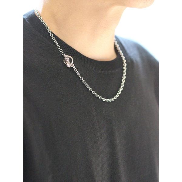 PEANUTS&CO. ピーナッツカンパニー BERO PEANUTS CHAIN 2 SILVER X 10K X PKG (ROUND) / ベロピーナッツ ネックレス シルバー 925 × K10ピンクゴールド | PEANUTS＆CO | 05